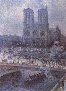 Luce, Maximilien Notre-Dame Germany oil painting artist